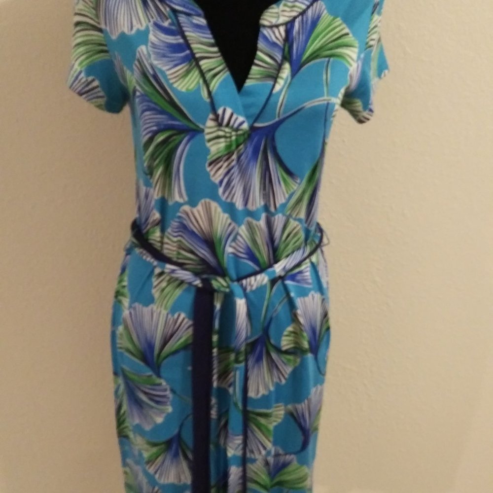 Lili Pulitzer Floral Blue Dress